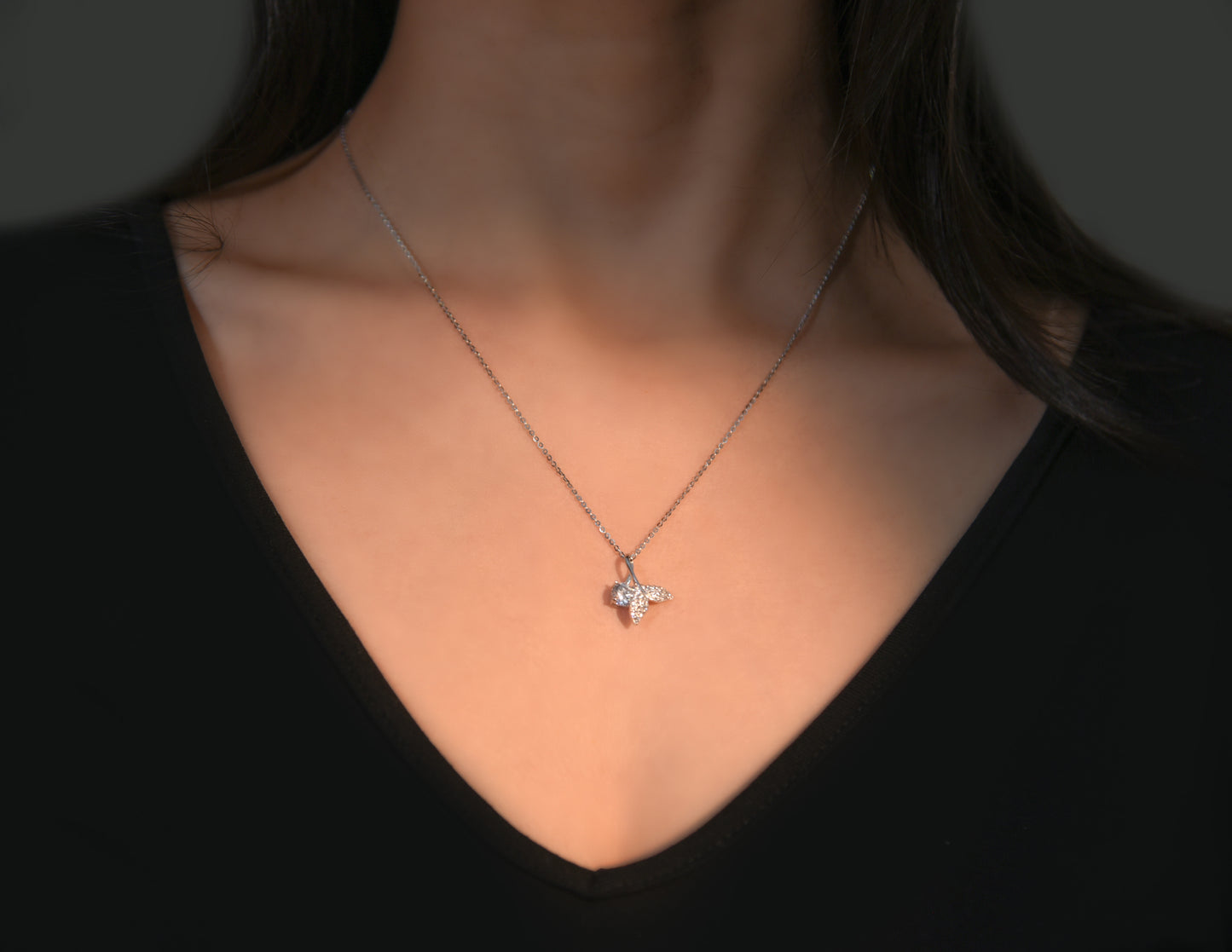 'Silver Fish' Tail Pendant