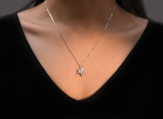 Silver Nature's Embrace Pendant