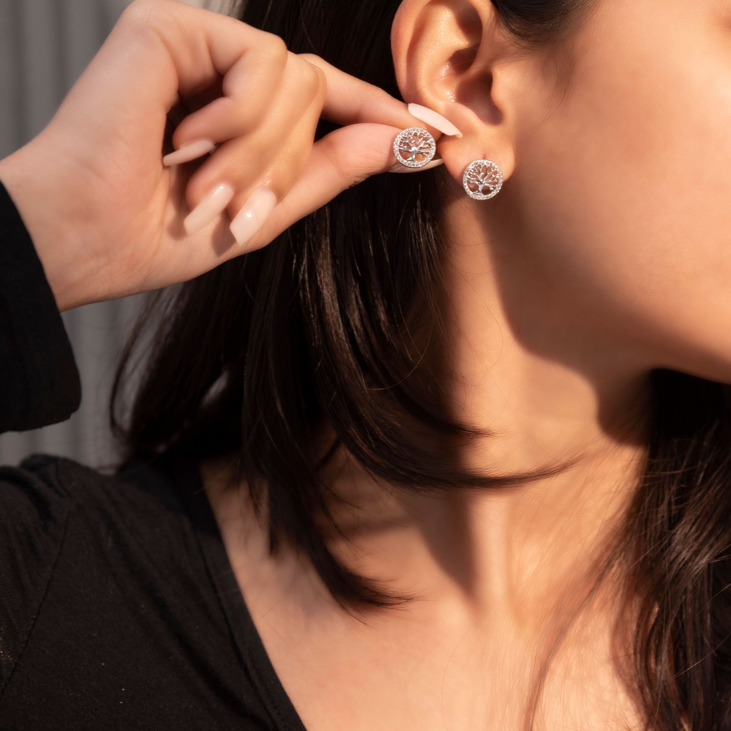 Silver Evergreen Elegance Earrings