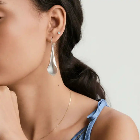 Gilded Bloom Earrings Silvish