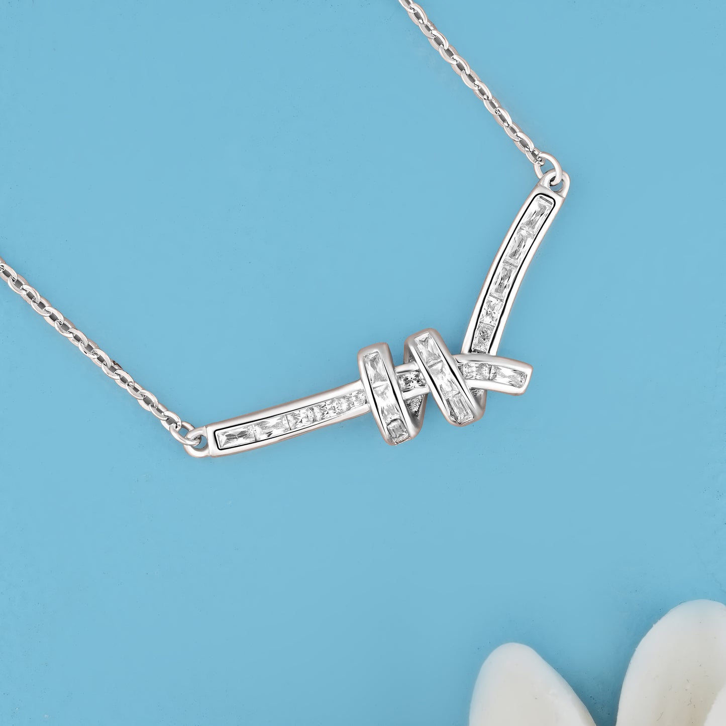 'Timeless Knot' Silver Pendant