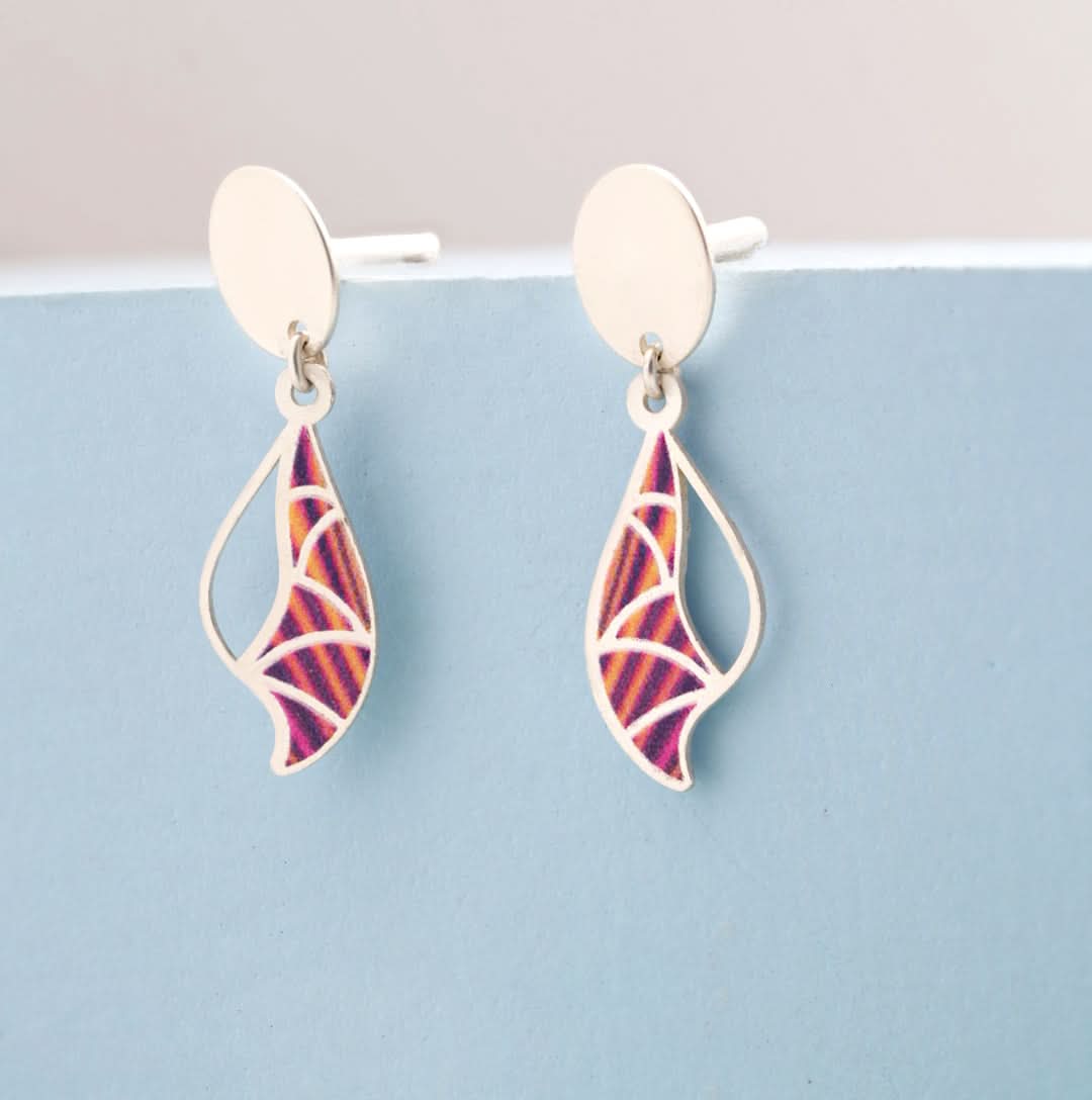 Silver Scarlet Queen Earrings