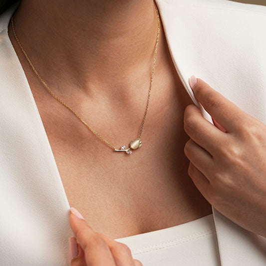 Gold Plated Spring's Promise Pendant