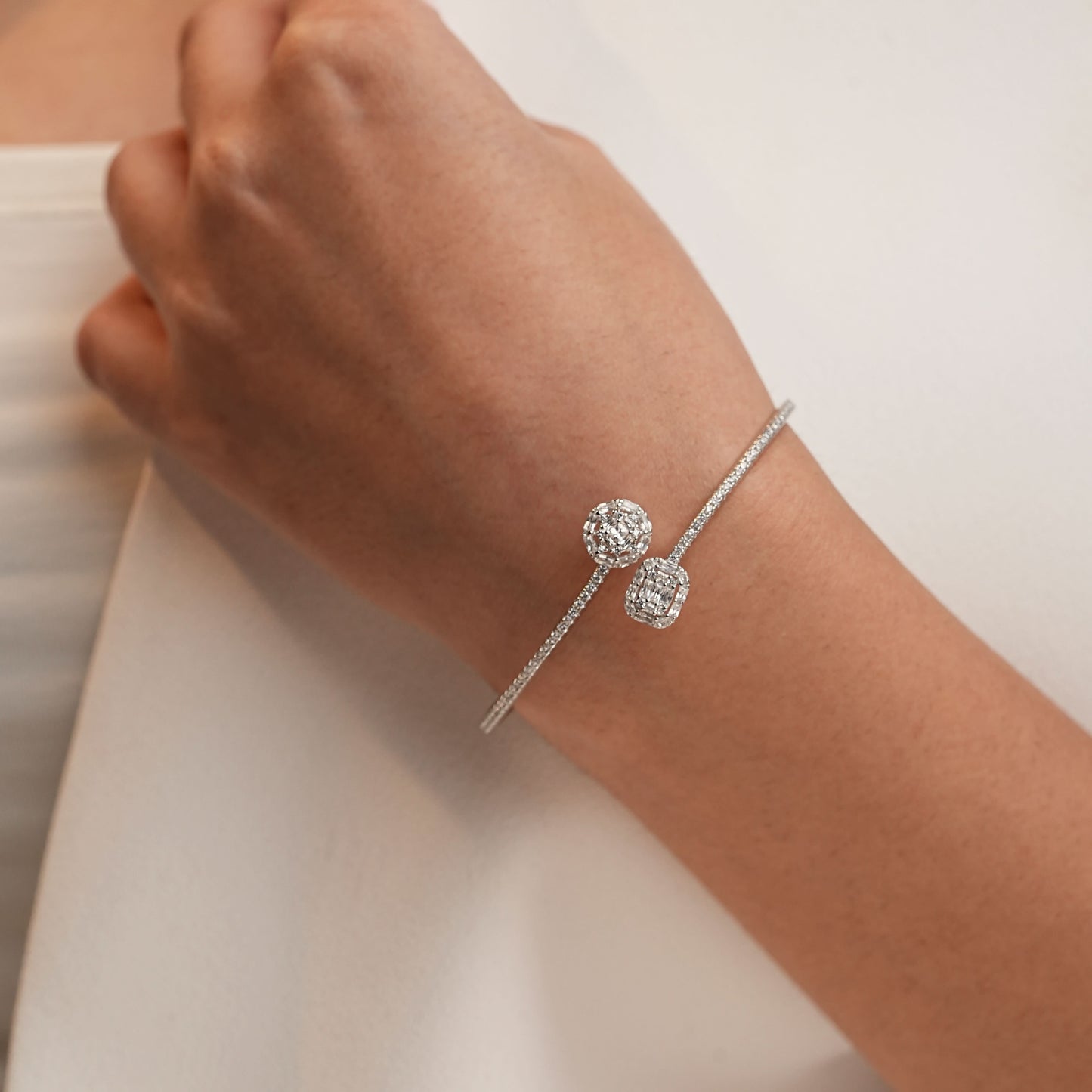 Silver Geo Chic Bracelet