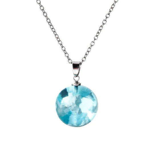Glass Sky Ball Pendant Necklace Yiwu Nessa Fashion Jewelry Co., Ltd.