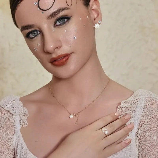 Gold Plated Golden Pearl Elegance Ring Silvish