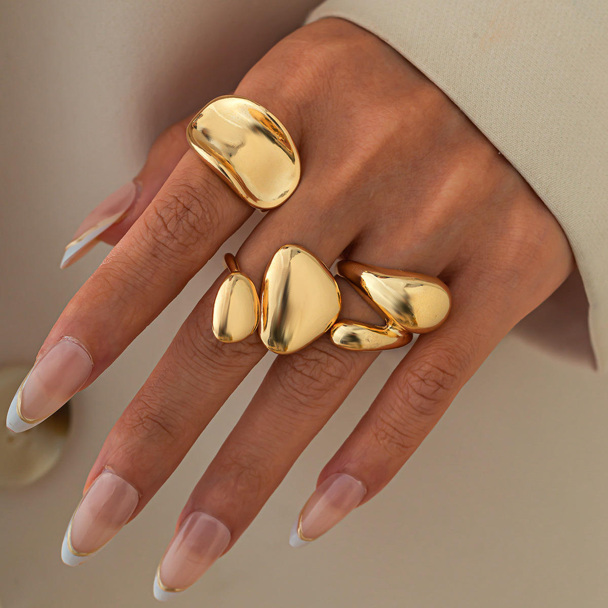 Abstract Statement Rings Set Hunan Haoyi Gift Co., Ltd.