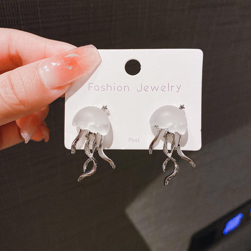 Deep Sea Jellyfish Earrings Hunan Haoyi