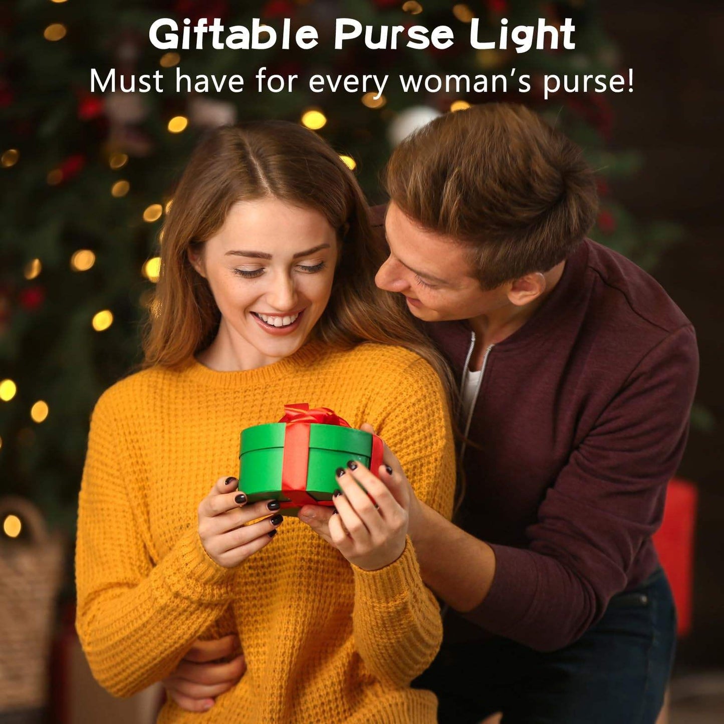 Touch Sensor LED Purse Light Bag Charm for Women