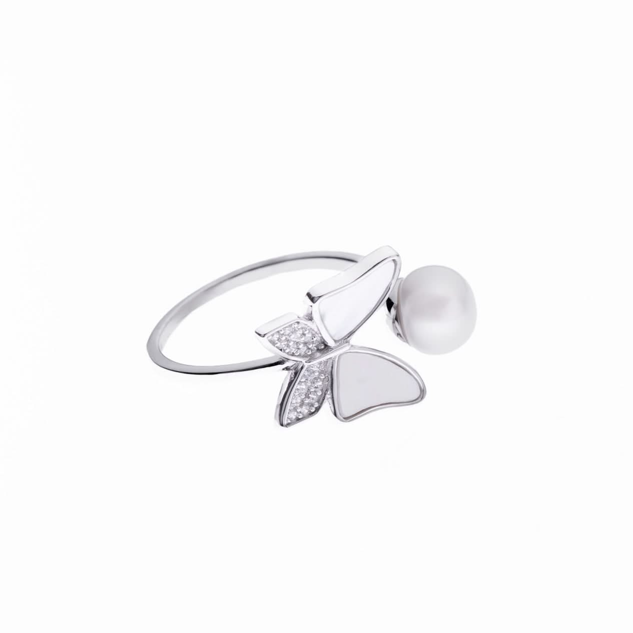 Silver Pearl Enchantment Ring