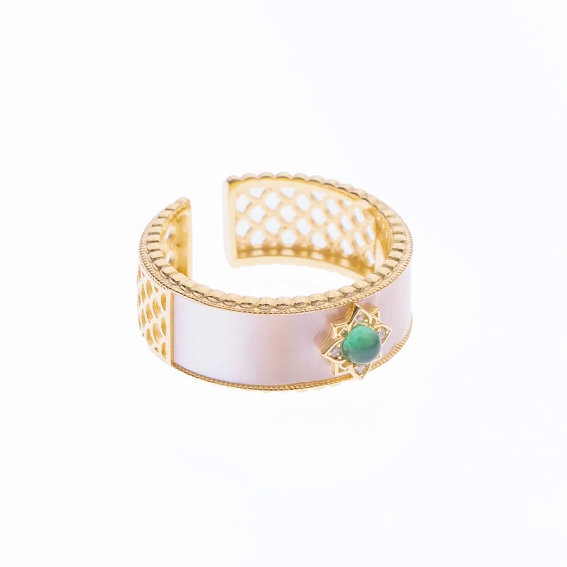 Gold Plated Royal Noor Ring