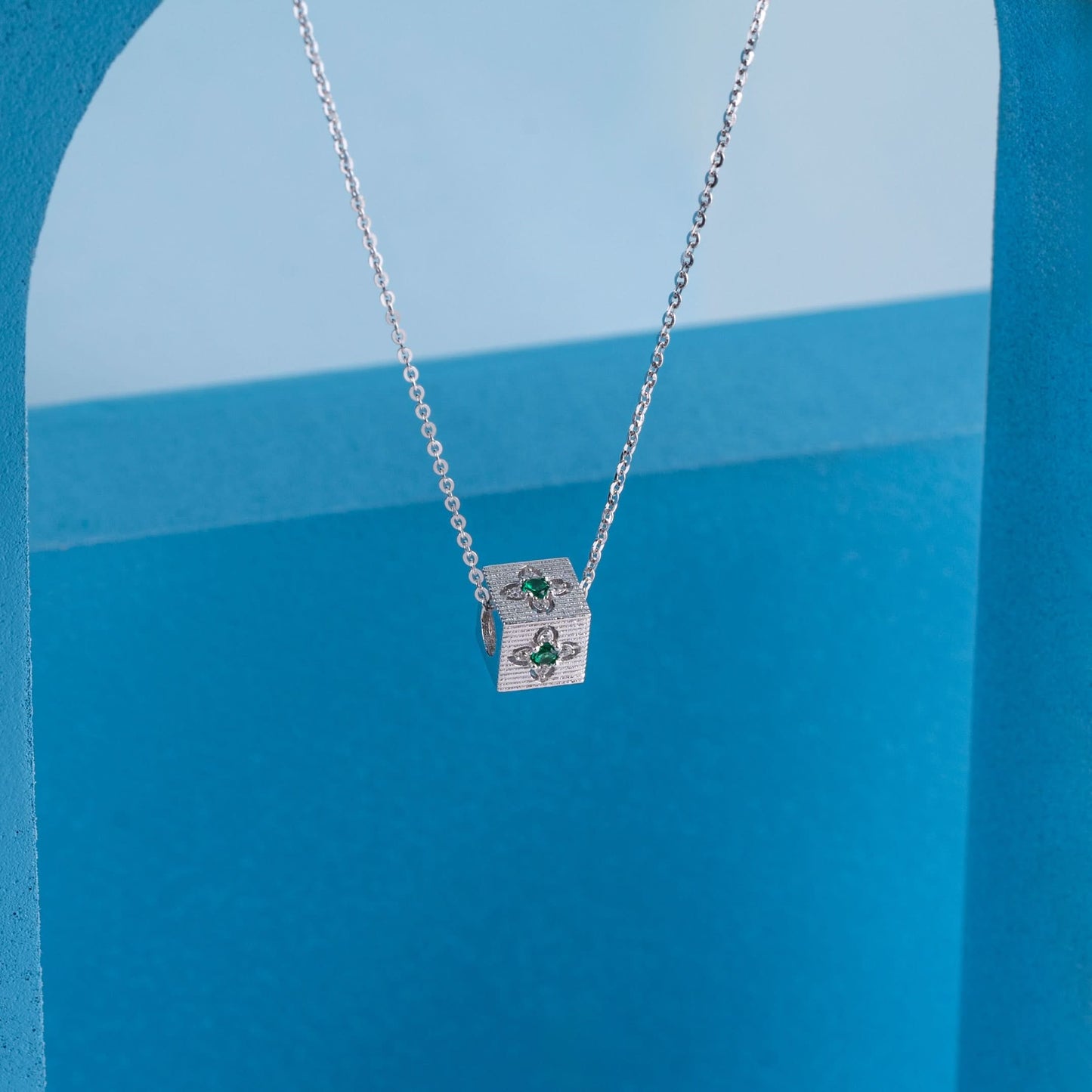 Eden Box Silver Pendant Silvish