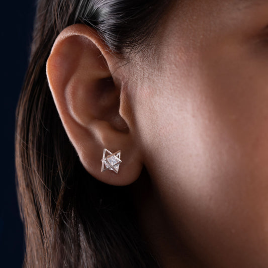 'Star' Studs Silvish