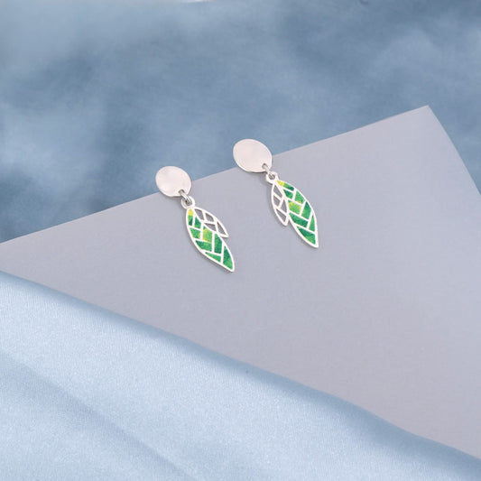 Silver Silverleaf Serenity Earrings Silvish