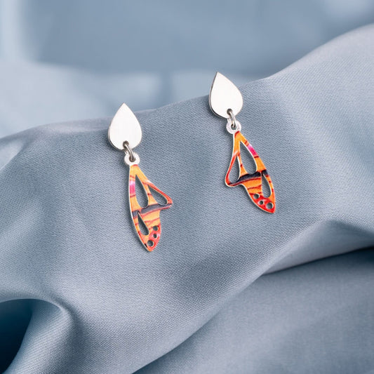 Silver Blossom Earrings