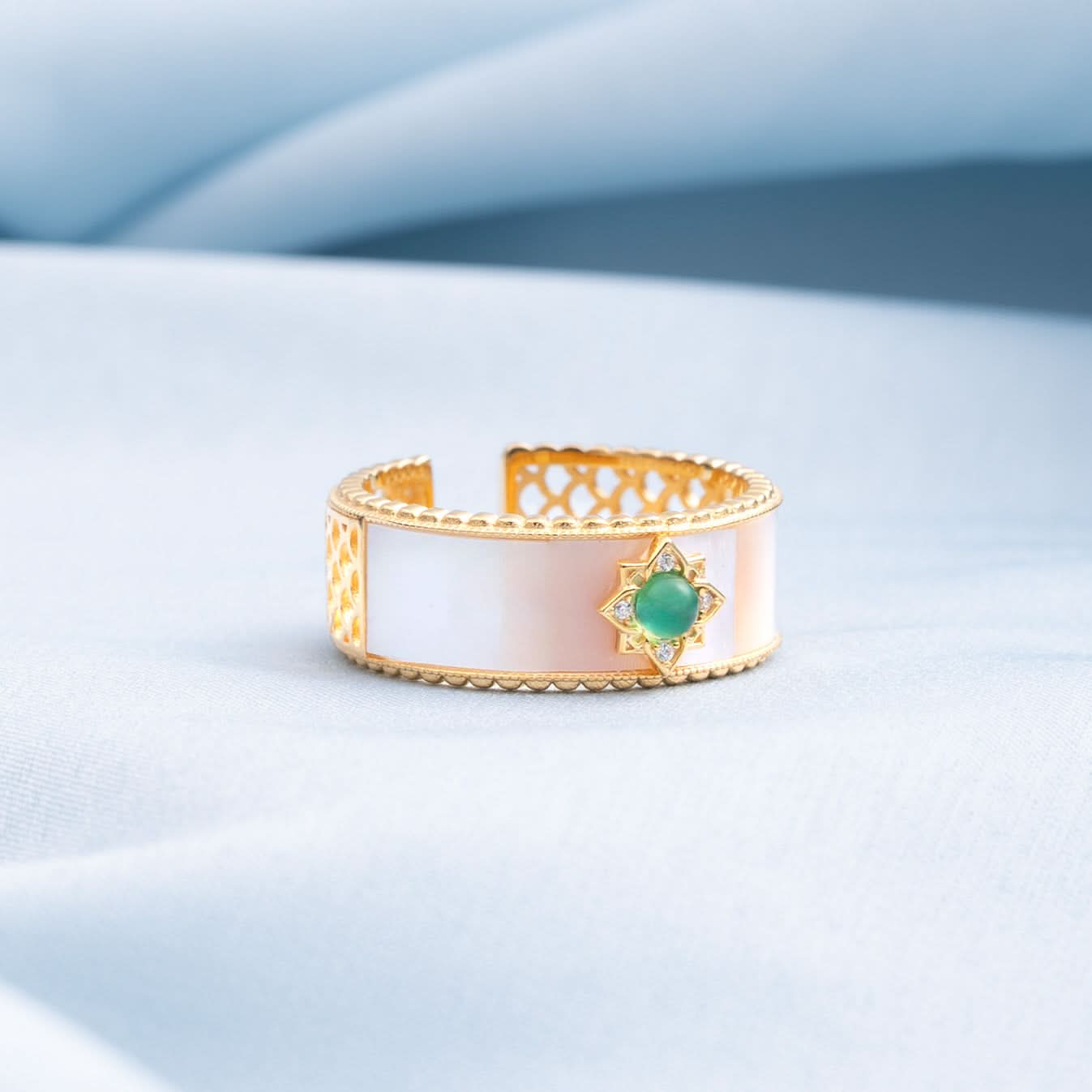 Gold Plated Royal Noor Ring