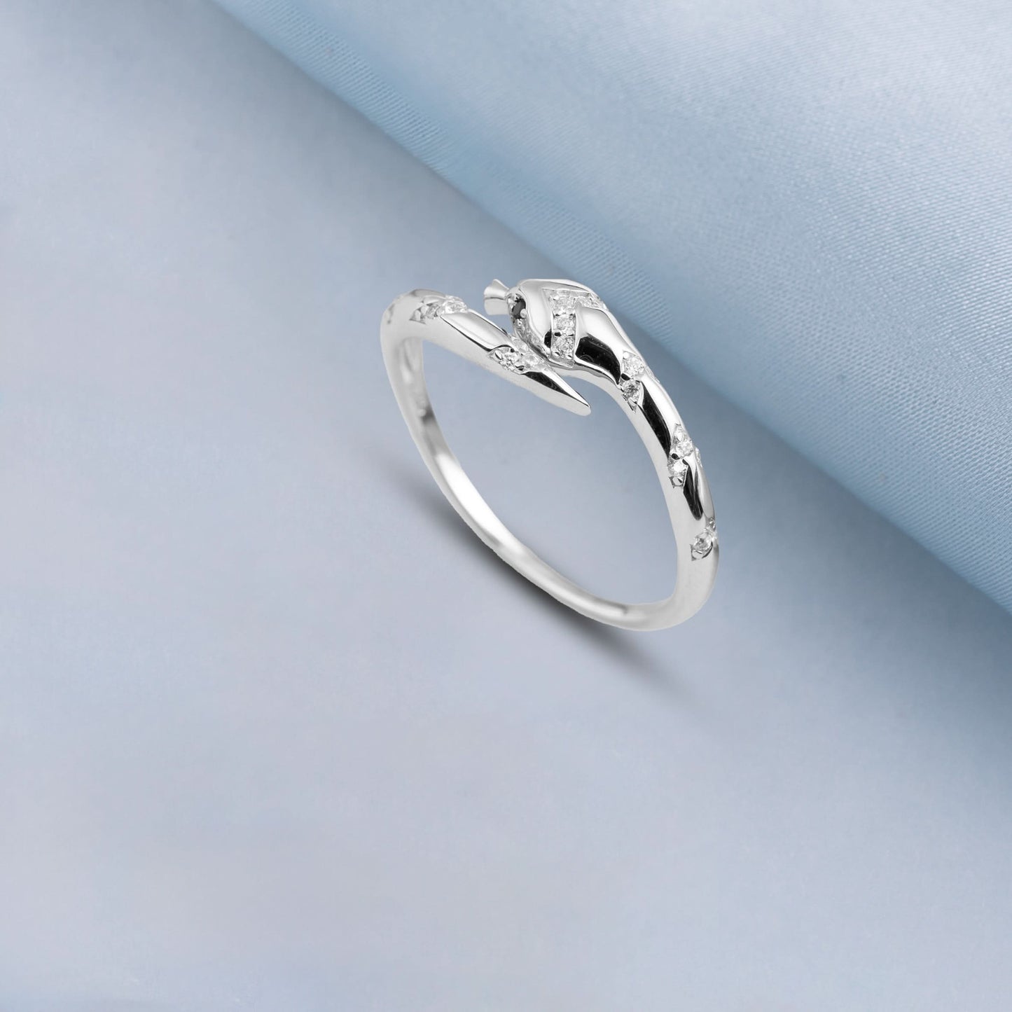 Silver The Viper Ring