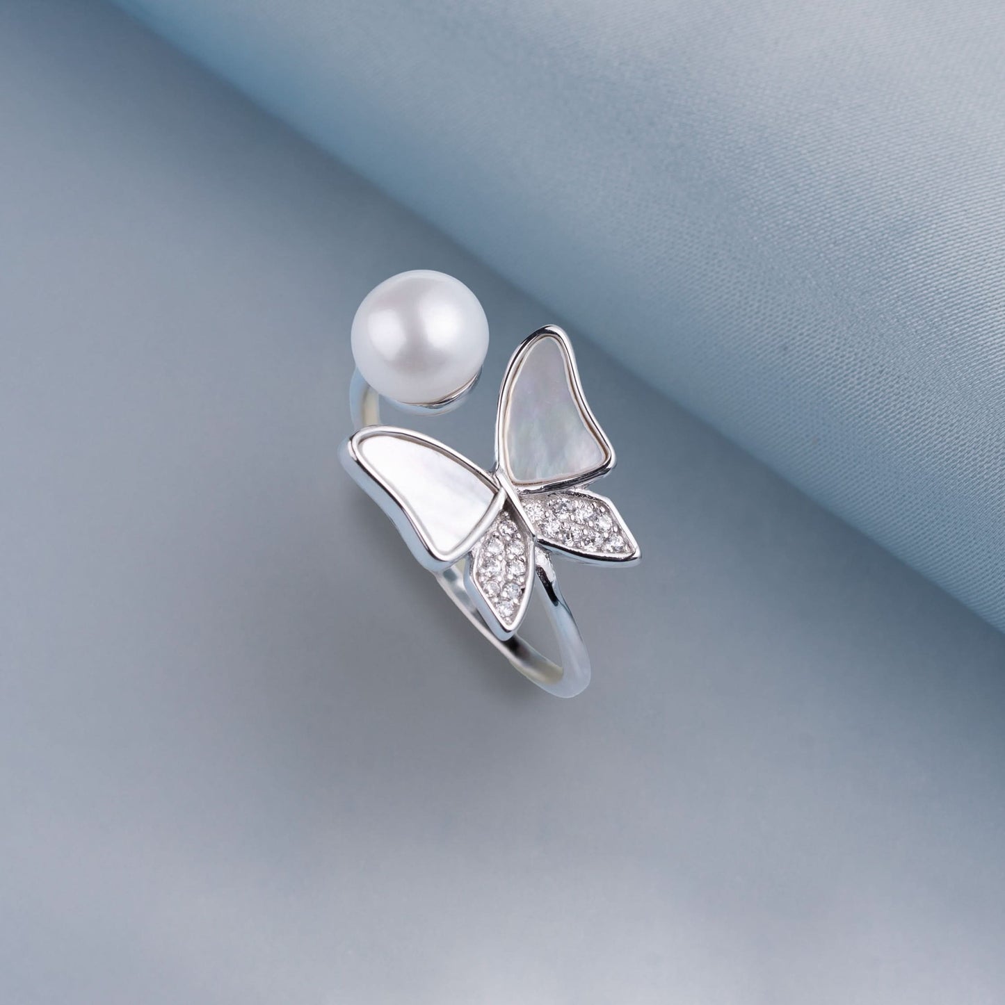 Silver Pearl Enchantment Ring