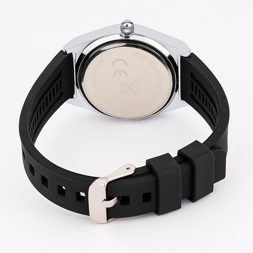 Veloura Black Women Watch Silvish