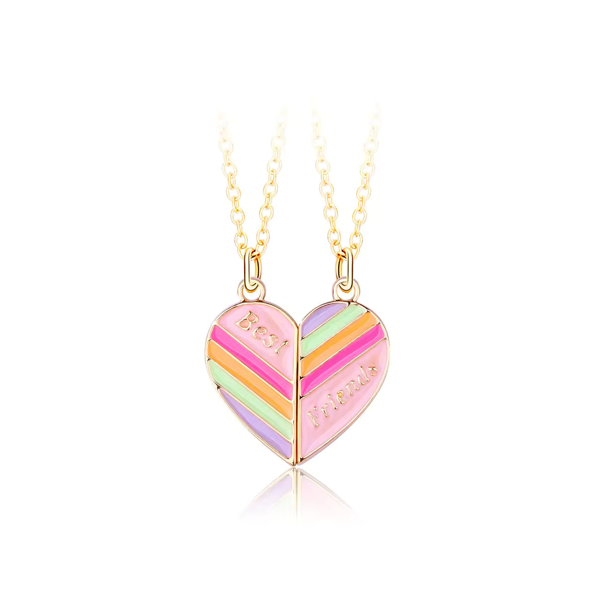 BFF Avocado Pendant Necklace Set of 2