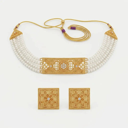 Dilruba Necklace Set k jewellers