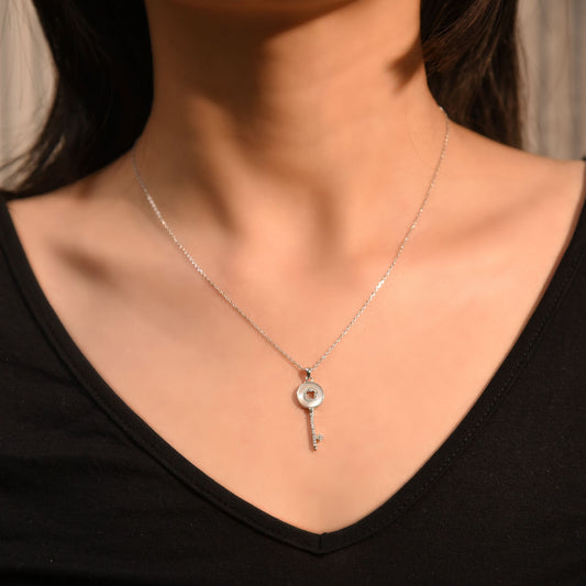 Key Silver Pendant Silvish