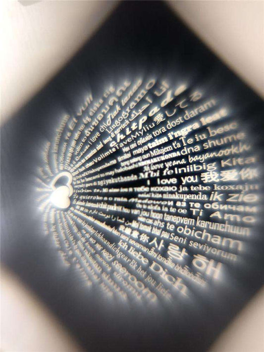 100 Languages I LOVE YOU projection ring Yiwu Lucia Jewelry Co. Ltd.
