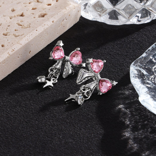 Bow Earrings and Necklace Set