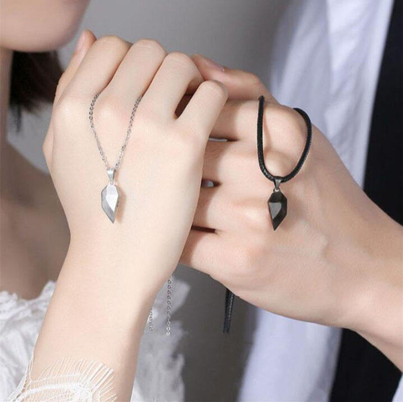 Heart Magnetic Couple Necklace