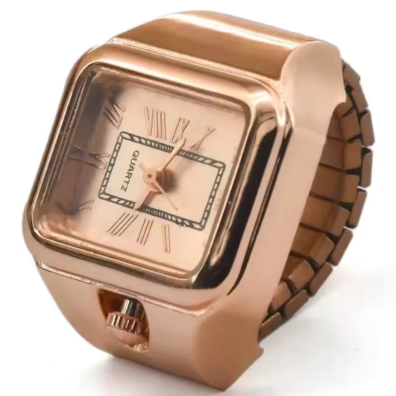 Chrome Pop Ring Watch Silvish