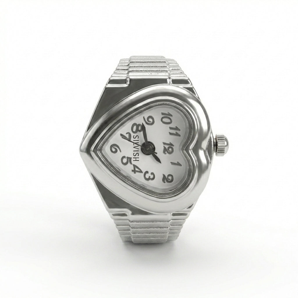Lovestruck Silver Ring Watch Silvish