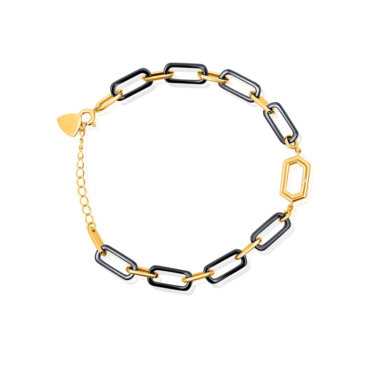 Gold Plated Prime Loop Men Bracelet