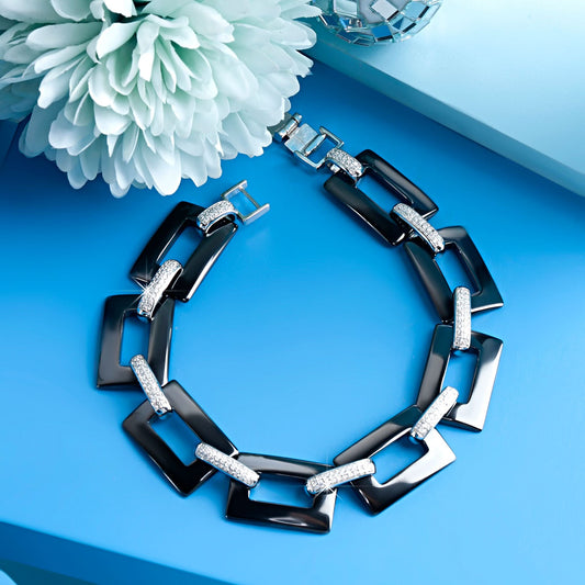 Silver Titan Forge Men Bracelet