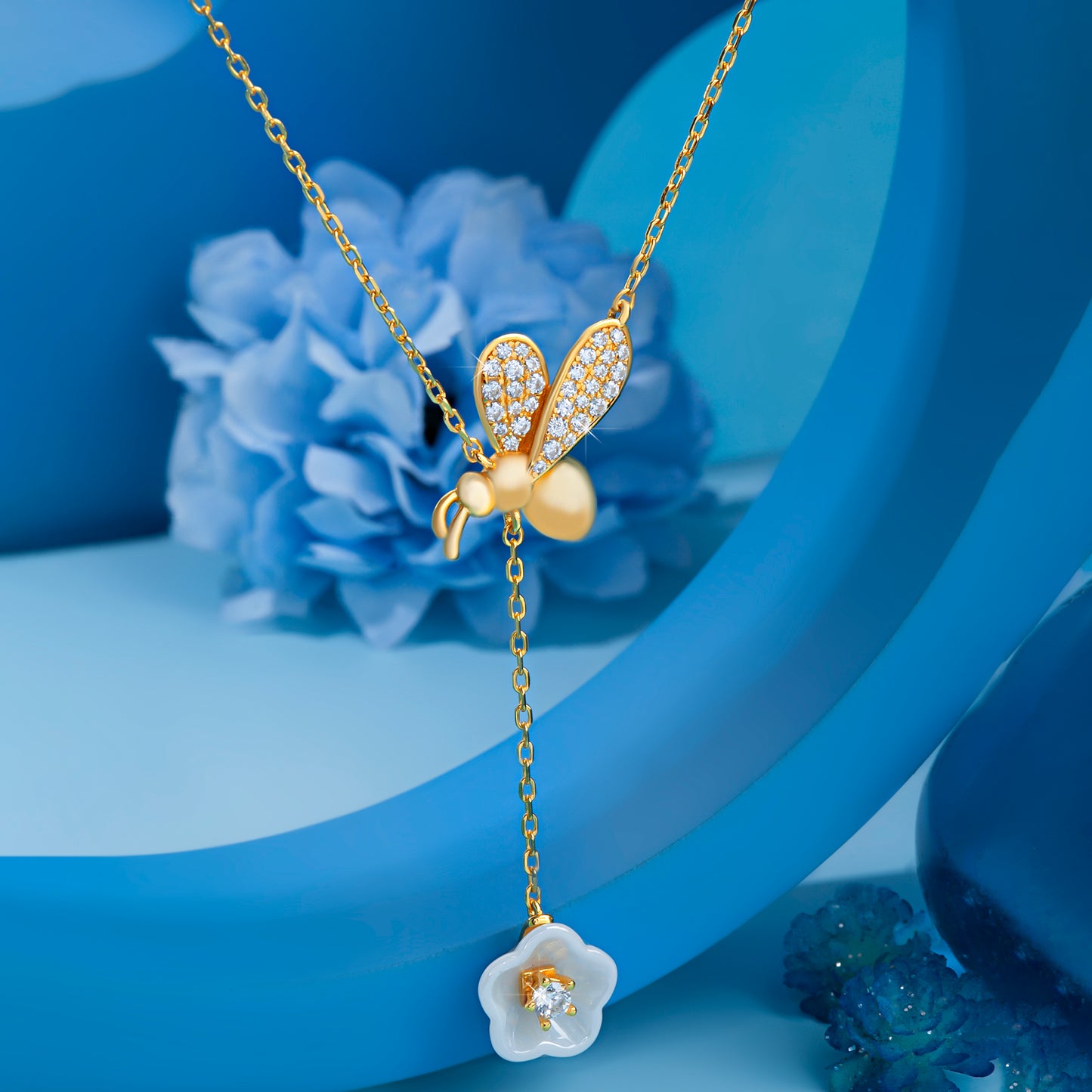 'Golden Honeybee' Pendant