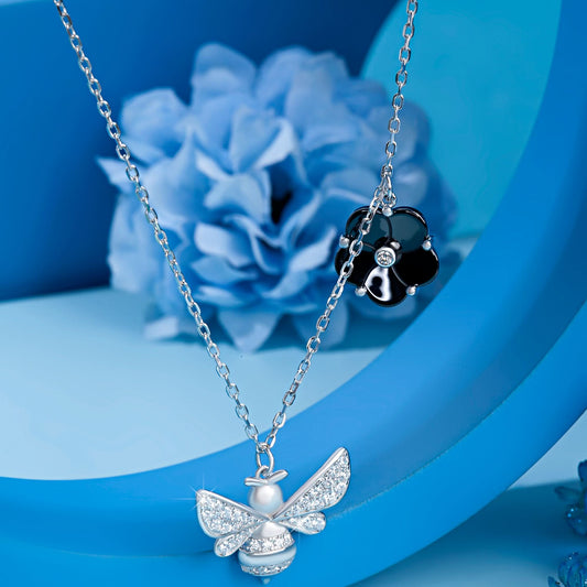 Silver Queen Bee Pendant