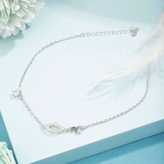 Silver Barefoot Elegance Anklet