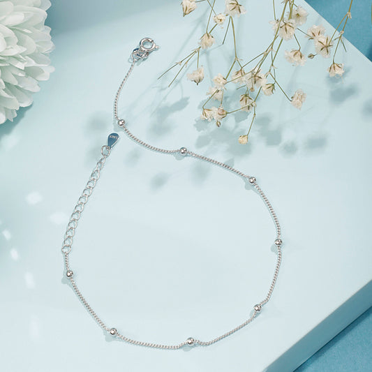 Zen garden Anklet Silvish