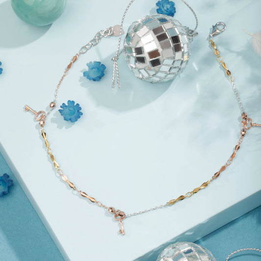 Silver Sunset Harmony Anklet Silvish