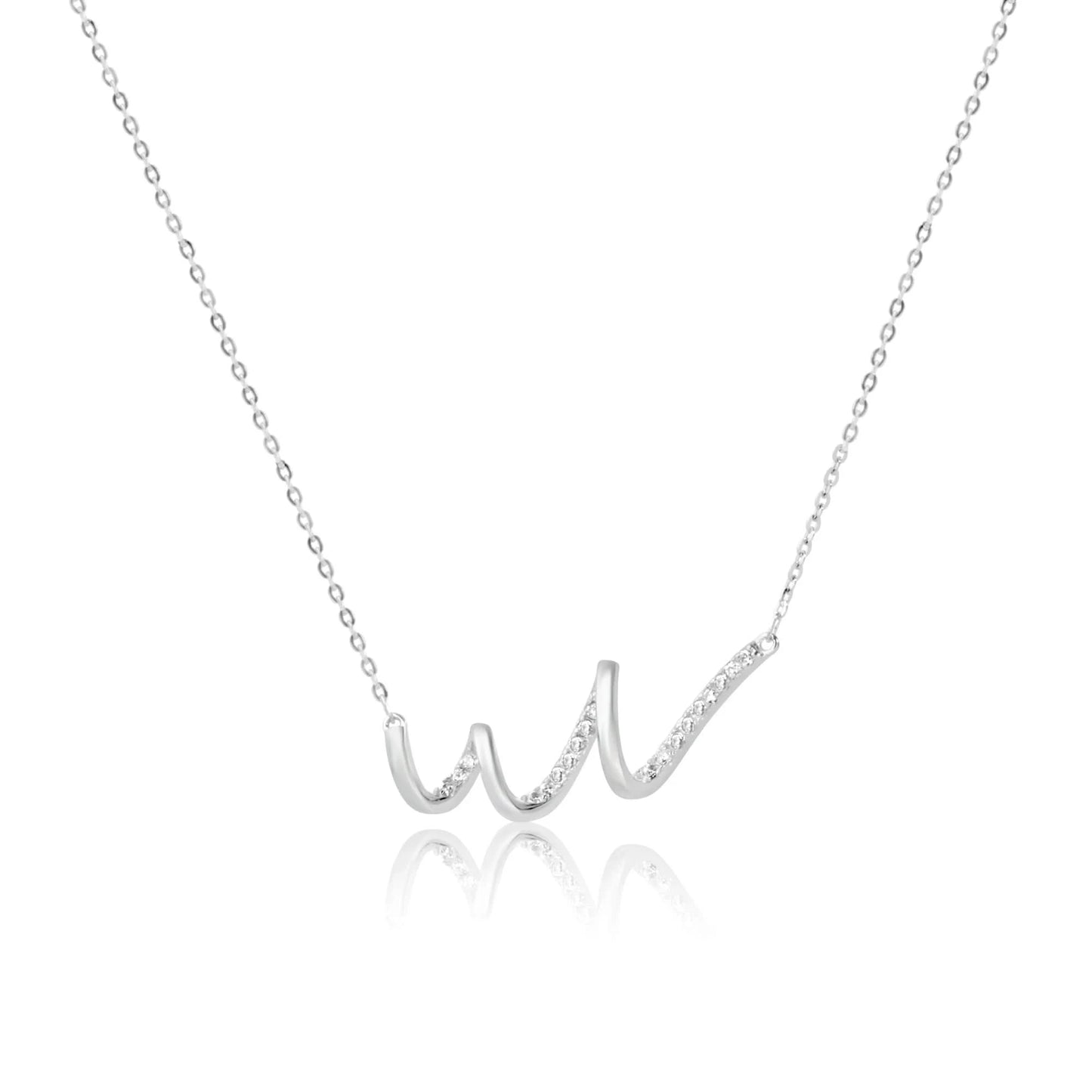 Silver Twisted Elegance Pendant