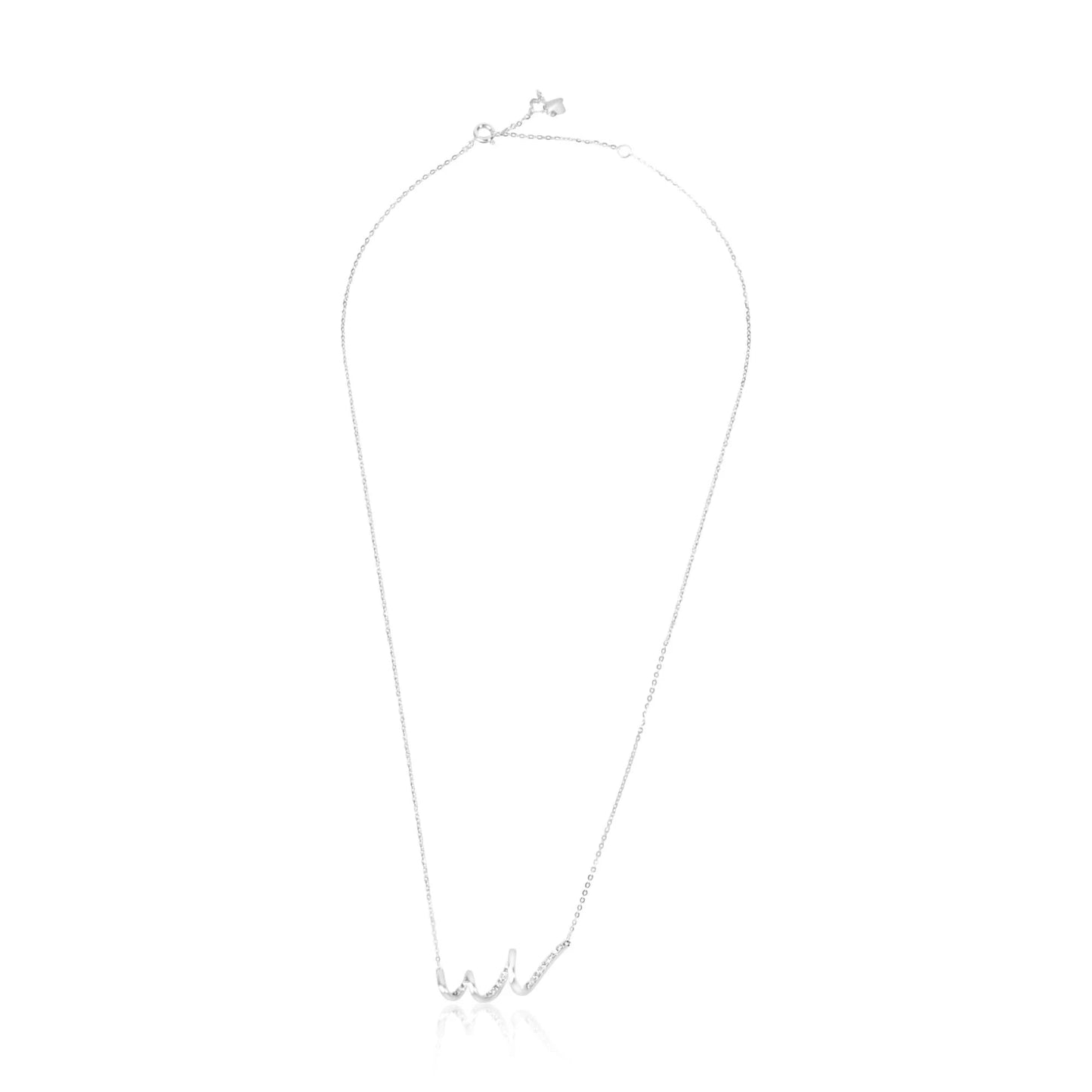 Silver Twisted Elegance Pendant