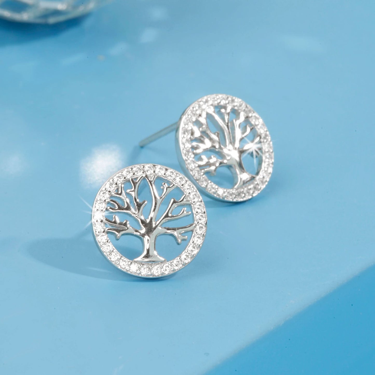 Silver Evergreen Elegance Earrings
