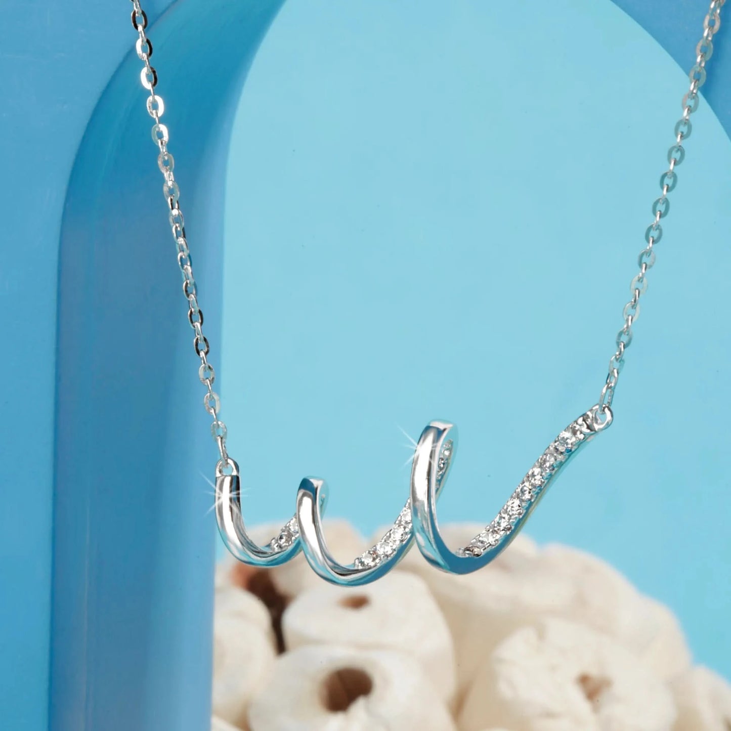 Silver Twisted Elegance Pendant