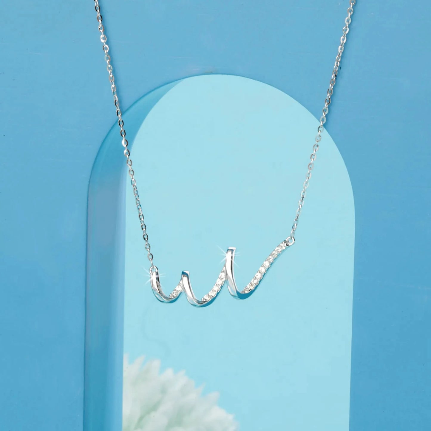Silver Twisted Elegance Pendant