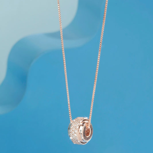 Rose Gold Timeless Spark Pendant Silvish