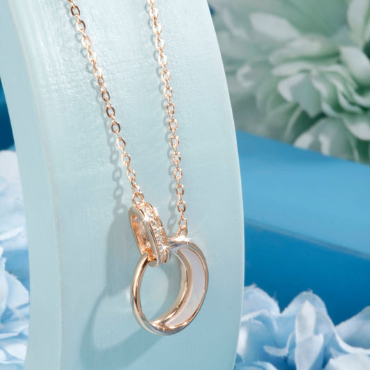 Rose Gold Eternal Entwine Pendant Silvish
