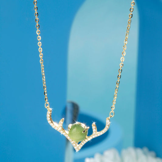 Gold Plated Forest Guardian Pendant