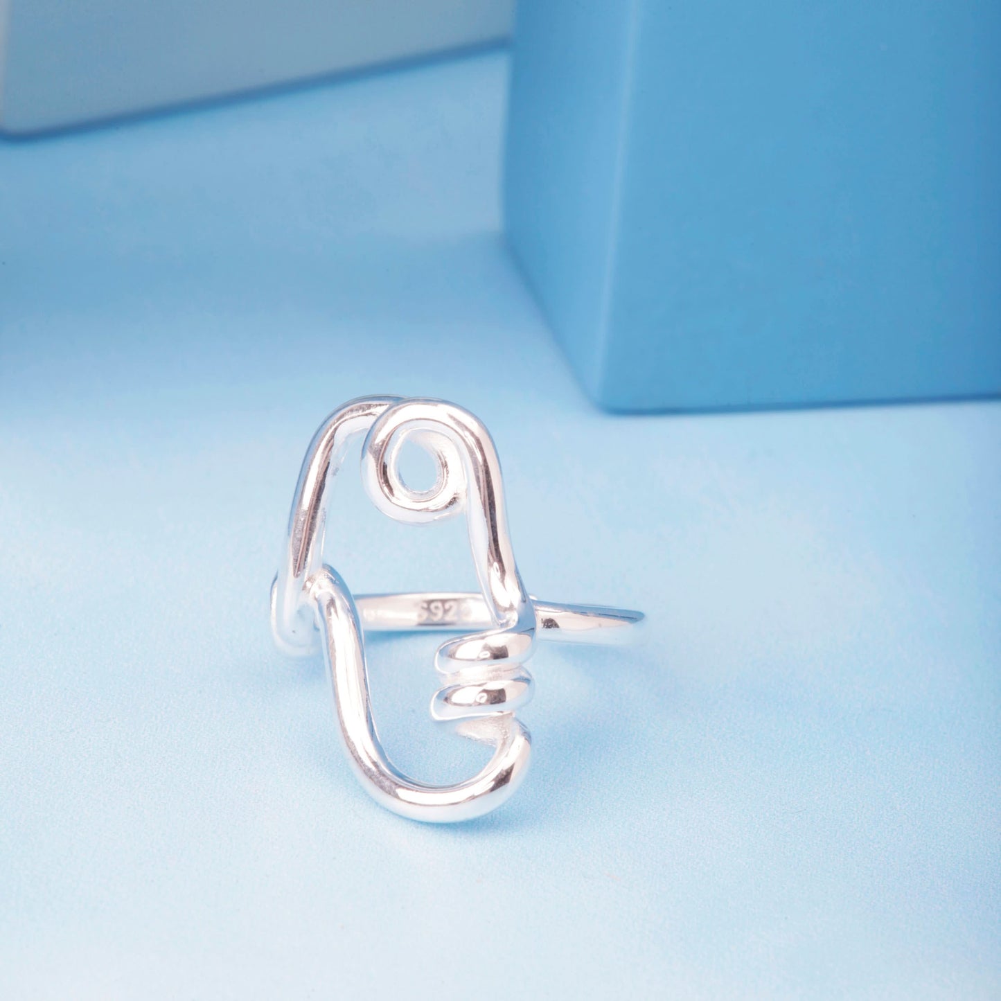 Silver Spiral Tragus Cuff Ring