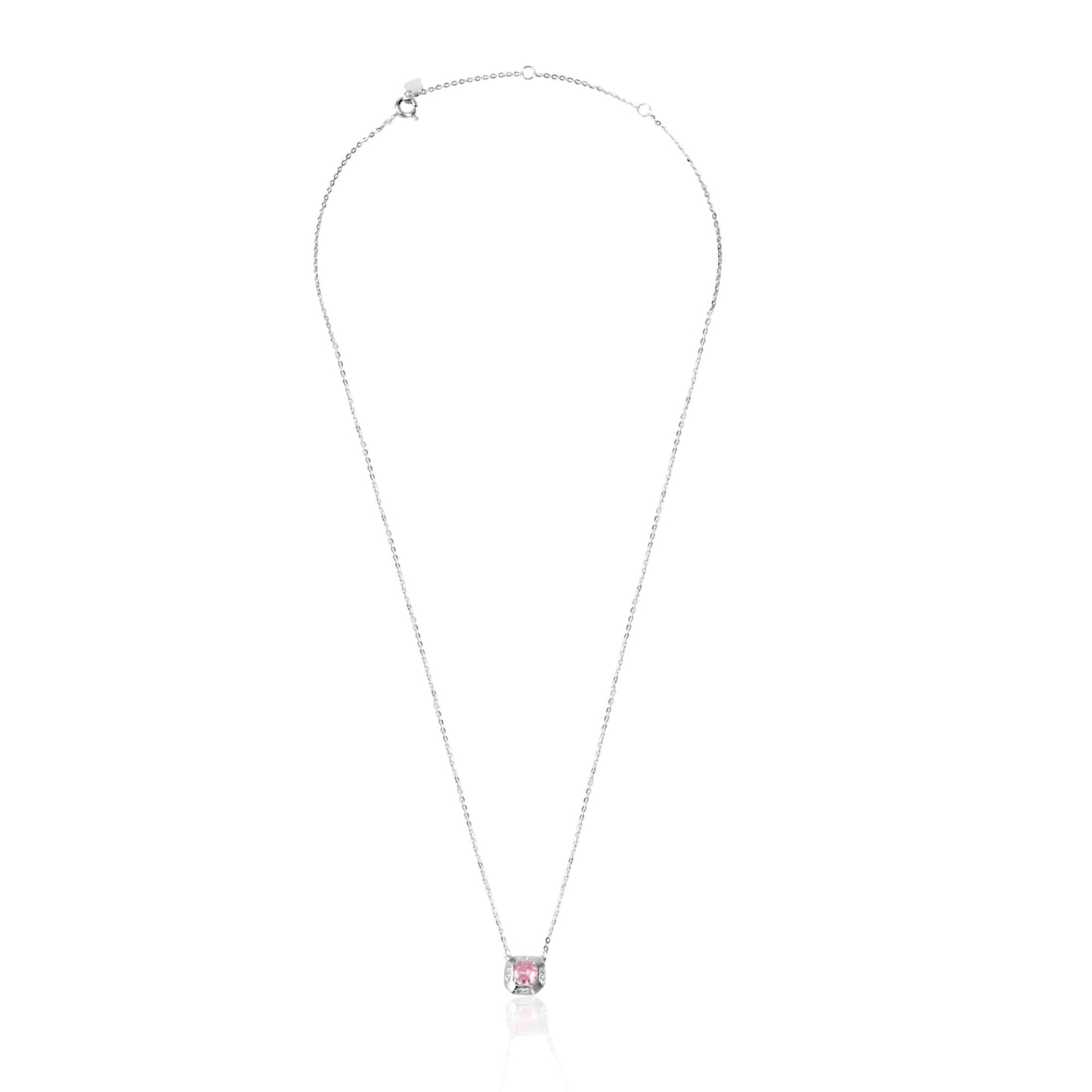 Silver Blush Box Pendant