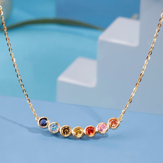 Gold Plated Spectrum Charm Pendant Silvish