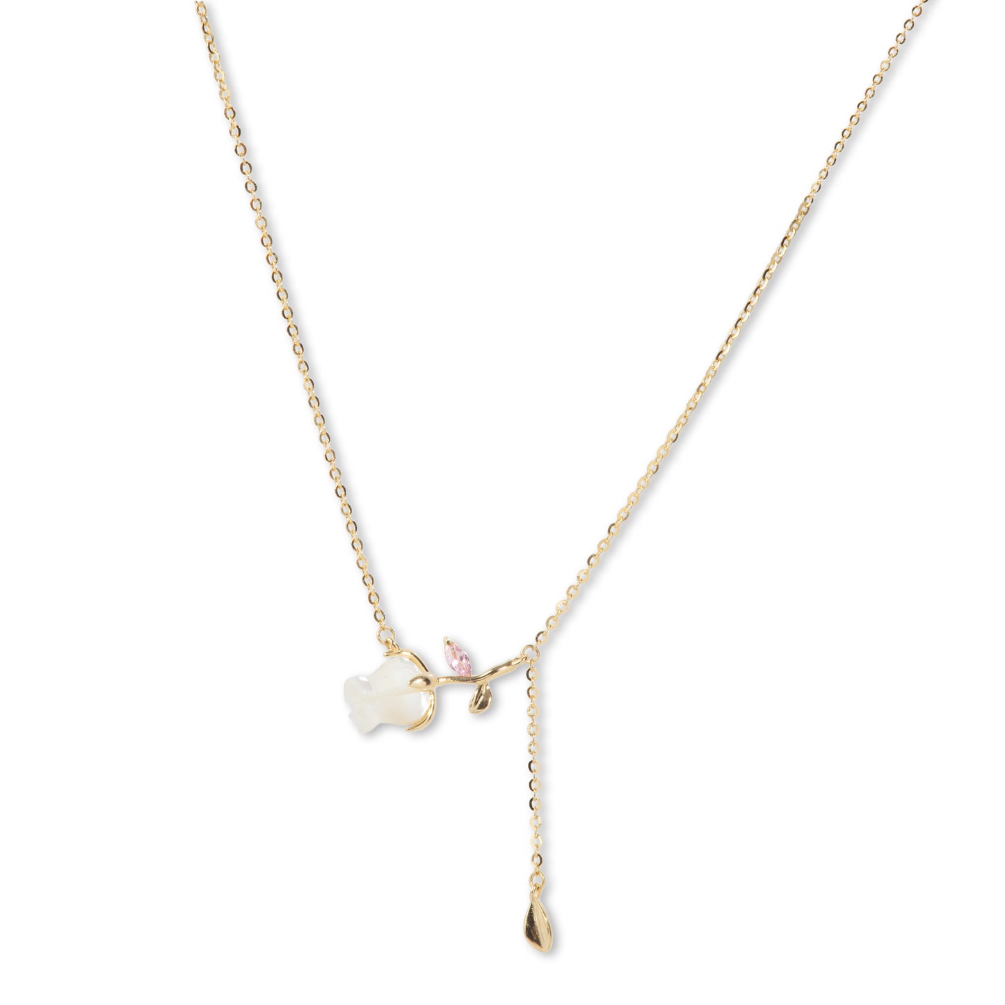 'White' Rose Gold Pendant